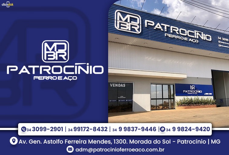 Banner PATROCINIO FERRO E AÇO
